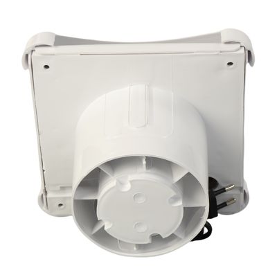 Ventilateur de ventilation ultra silencieux de salle de bain de 100 mm avec ventilateur d'échappement mural à lumière LED
