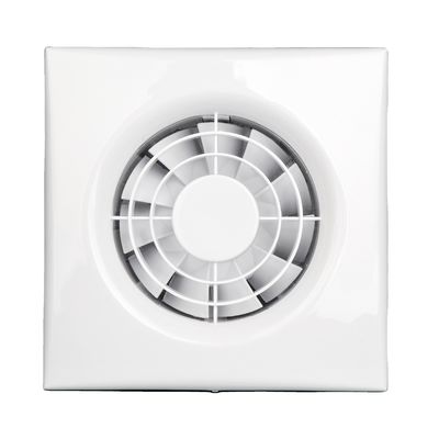 Ventilateur HVAC en plastique Petit ventilateur d'échappement avec capteur d'humidité Ventilateur d'extraction d'air léger