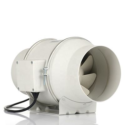 8 pouces 250mm personnalisation silencieux à une seule vitesse ventilateur à flux mixte en ligne