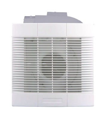 8 pouces silencieux salle de bain en plastique carré ventilateur ultra silencieux avec LED Light Plafond monté ventilateur d'échappement extrait d'air