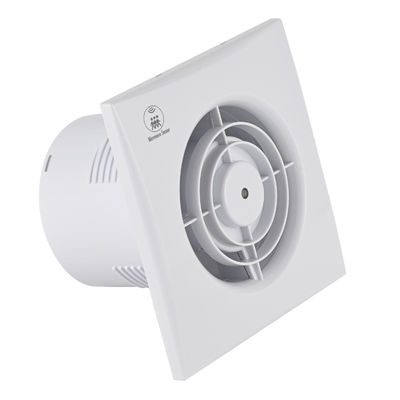 Ventilateur de salle de bains 125 mm à faible bruit Ventilateur d'échappement mural avec capteur d'humidité Ventilateur extracteur d'air