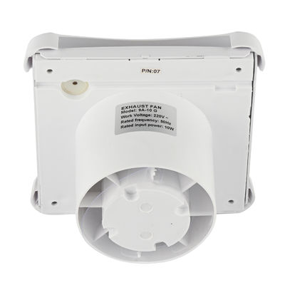 Ventilateur de salle de bain silencieux en plastique de 6 pouces en gros avec ventilateurs muraux montés à la lumière LED
