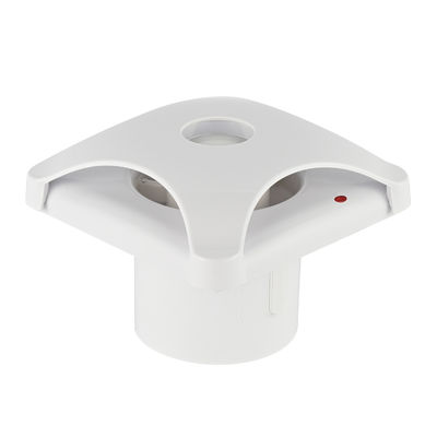 Ventilateur de salle de bain silencieux en plastique de 6 pouces en gros avec ventilateurs muraux montés à la lumière LED