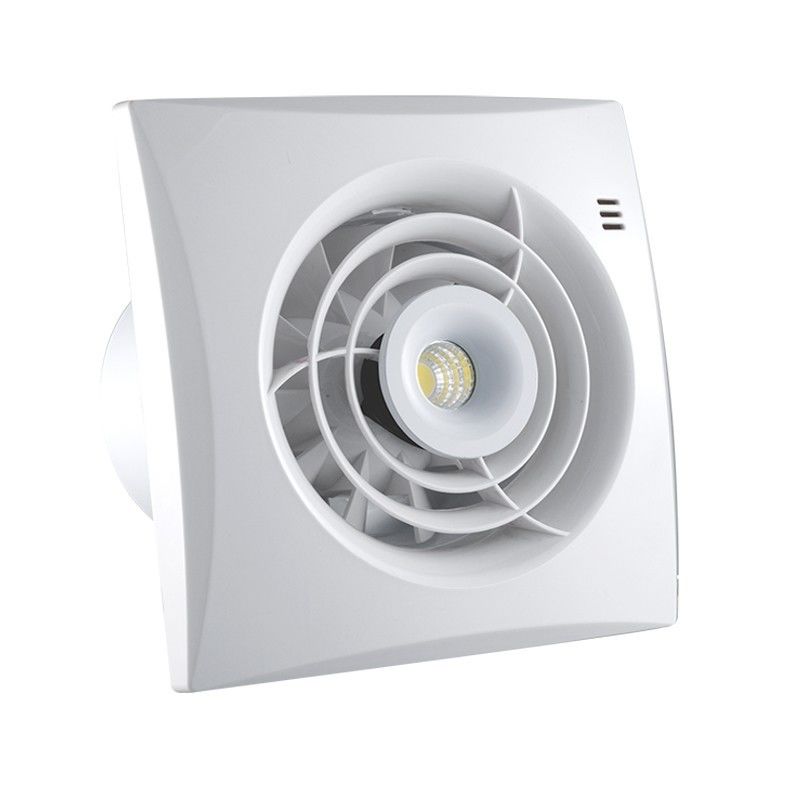 Ventilateur de ventilation de salle de bain portable de 4 5 6 8 pouces avec lumière LED pour les travaux de construction