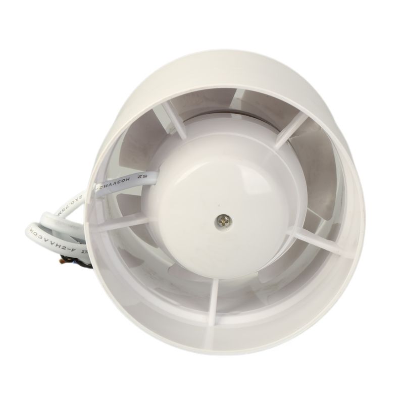 Ventilateur murale 100 mm 200 mm à faible bruit Intake Ventilateur à conduit en ligne avec EU Plug Mounting Ventilateur murale