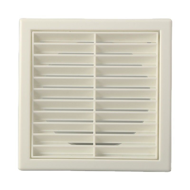 Grille en plastique à cage à œufs blanche 100/125/150 mm de ventilation pour l'installation de ventilateurs muraux