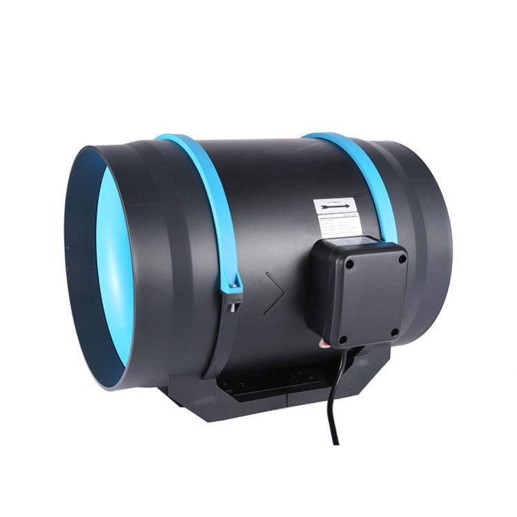 Contrôle de la température et de l'humidité Ventilateur à conduit en ligne AC 6&quot; pour serre 3 ans Durée de vie mécanique