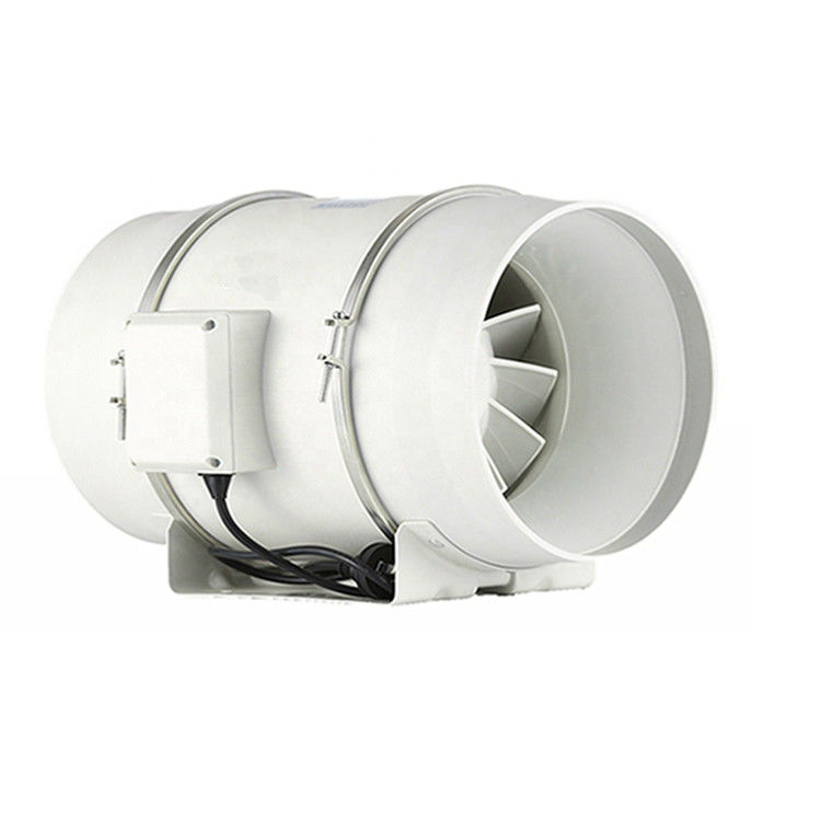 Support OEM 8 pouces personnalisation silencieux Ventilateur en ligne contrôle de la vitesse de ventilation Humidité Super silencieux mélange de flux ventilateur de conduit