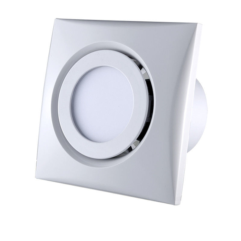 Logo personnalisé 4 6 pouces basse pression salle de bain plafond monté ventilateurs d'échappement avec lumière