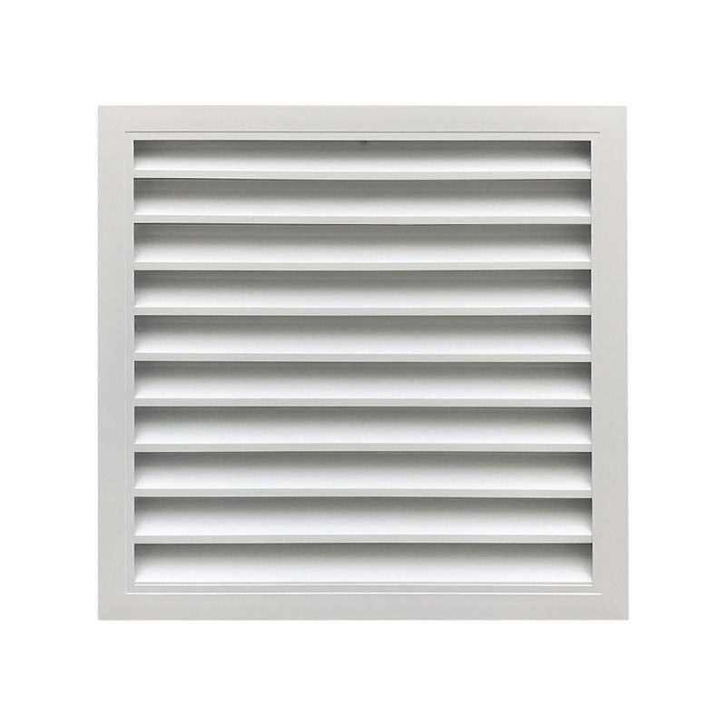 Grille de sortie d'air réglable en blanc pour le ventilateur murale monté dans le plafond de construction