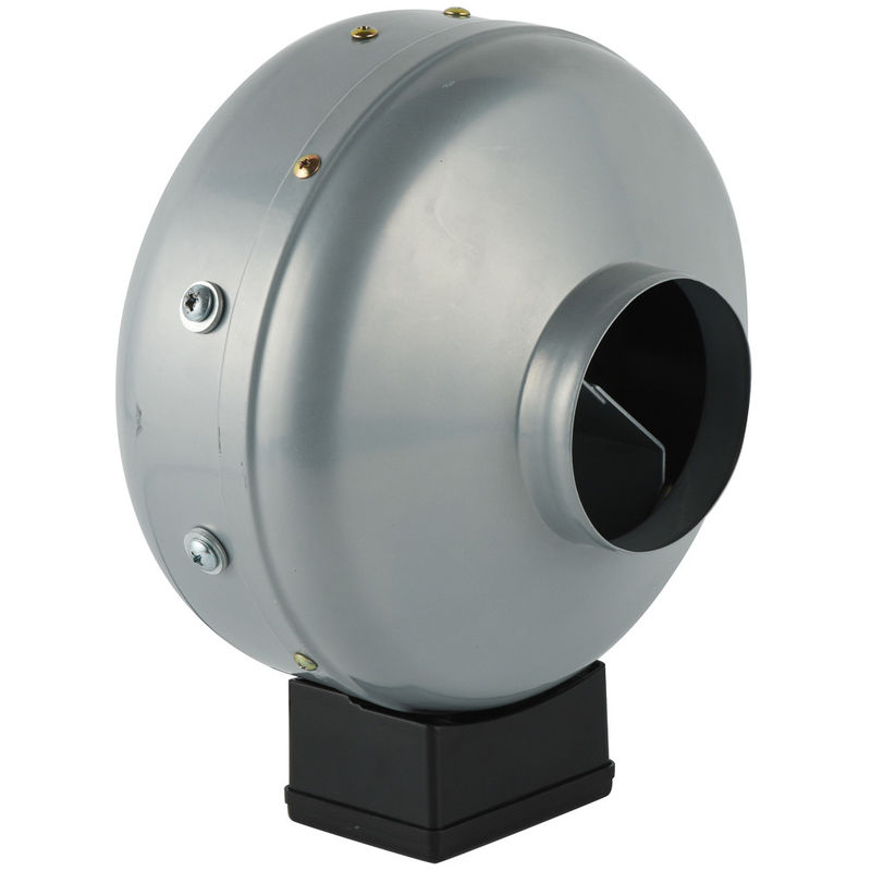 Ventilateurs centrifuges circulaires en ligne de 4 pouces en blanc pour l'air Quantité 162-252