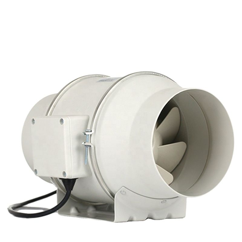 4&quot; 5&quot; 6&quot; 8&quot; 10&quot; 12&quot; 110V 220V Serre silencieuse Ventilateur à conduit intégré Extracteur Ventilateurs à débit axiale
