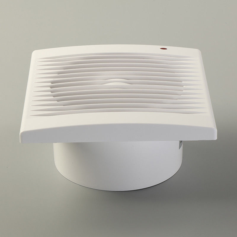 Lampe en plastique 4 5 6 pouces carrés ventilateur de conduit à faible bruit pour la ventilation de la cuisine de la salle de bain