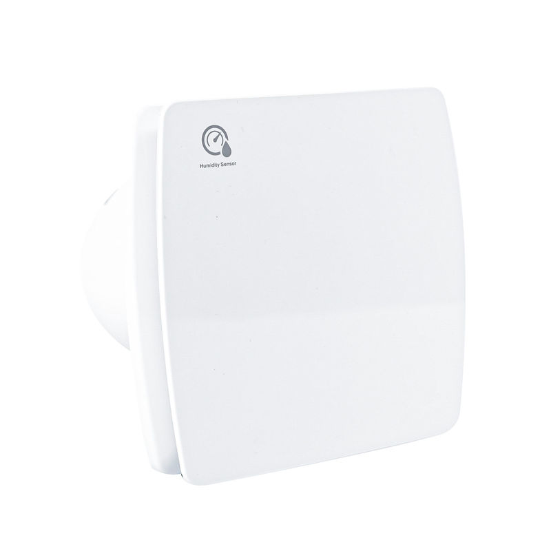 Ventilateur d'échappement de fenêtre d'extracteur carré de logo personnalisé avec support et conception ODM de capteur