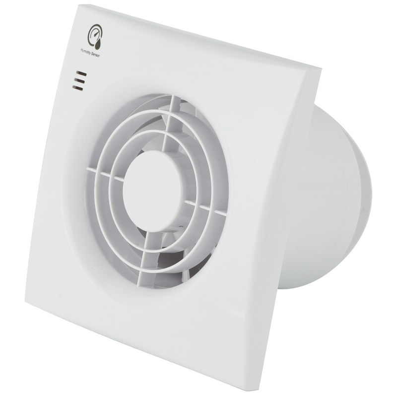 Ventilateur d'extraction de salle de bain à volets personnalisable de 6 pouces pour climatisation et hydroponique