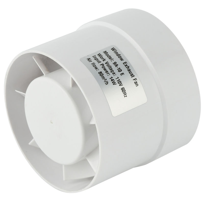 Ventilateur de conduit d'admission faible bruit et logo personnalisé avec tension 110V-240V et prise UE