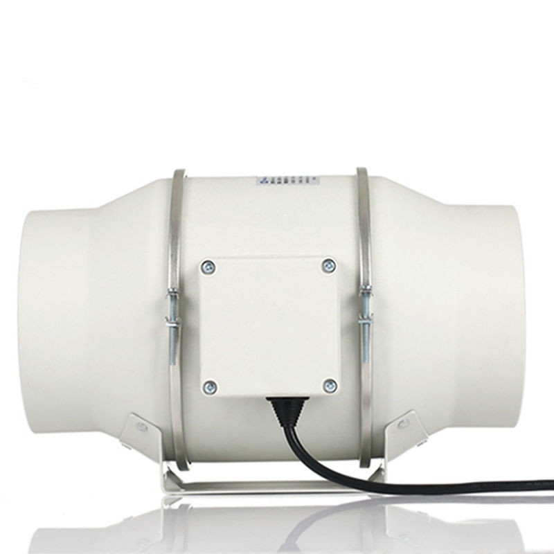Durée de vie mécanique 3 ans Ventilateur d'extraction en ligne à 2 vitesses à flux mixte pour les systèmes de culture hydroponique