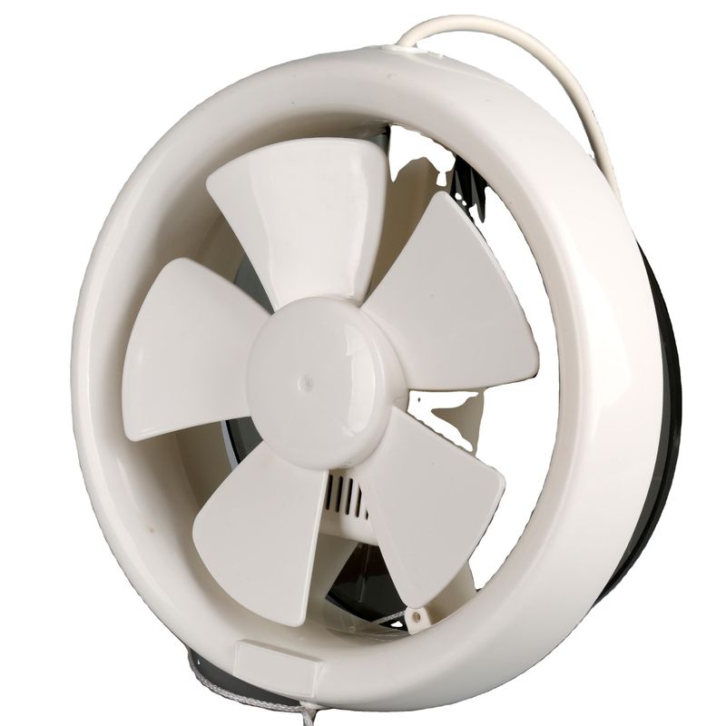 Ventilateur à courant alternatif de type courant électrique lamine en plastique hydroponique mural monté axiale pour les conduits ronds