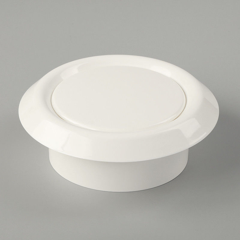 Accueil Circulation de l'air Monté sur le mur de mélange de ventilateur en ligne avec grille d'air rond en plastique ABS