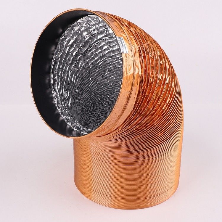 Pipe de conduit flexible en aluminium semi-rigide de 8 pouces