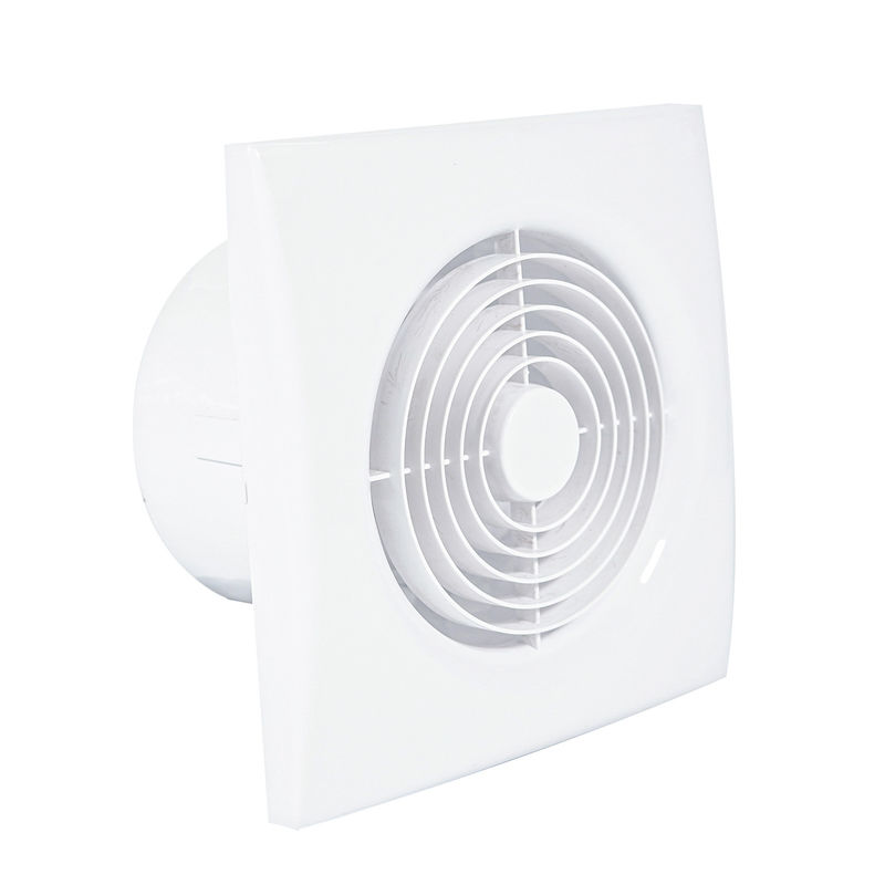 Ventilateur d'extraction d'air à paroi ronde supporté par OEM blanc 35w 250v pour la production de masse