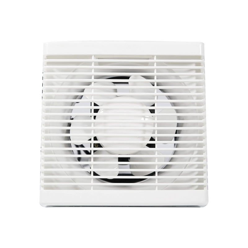 Ventilateur d'extraction de salle de bain en plastique carré monté sur le mur avec tension nette de protection 240V