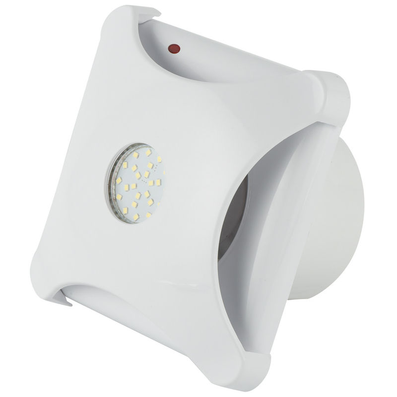 Ventilateur HVAC en plastique Petit ventilateur d'échappement avec capteur d'humidité Ventilateur d'extraction d'air léger