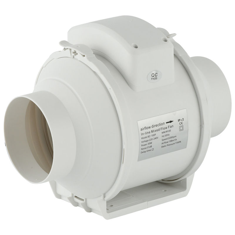 4/5/6/8/10/12 pouces Ventilation OEM/ODM Circulation à plusieurs vitesses Ventilateur de tuyau en ligne