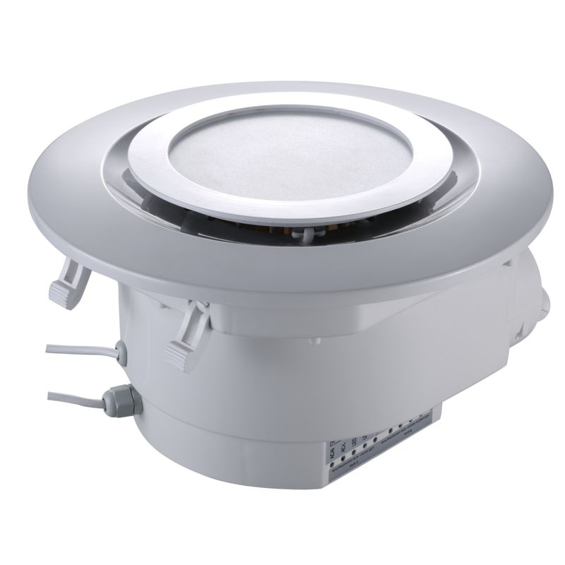 4 6 pouces basse puissance basse fréquence de bruit salle de bain ventilation avec lumière LED personnalisation ventilateur extracteur d'air avec éclairage