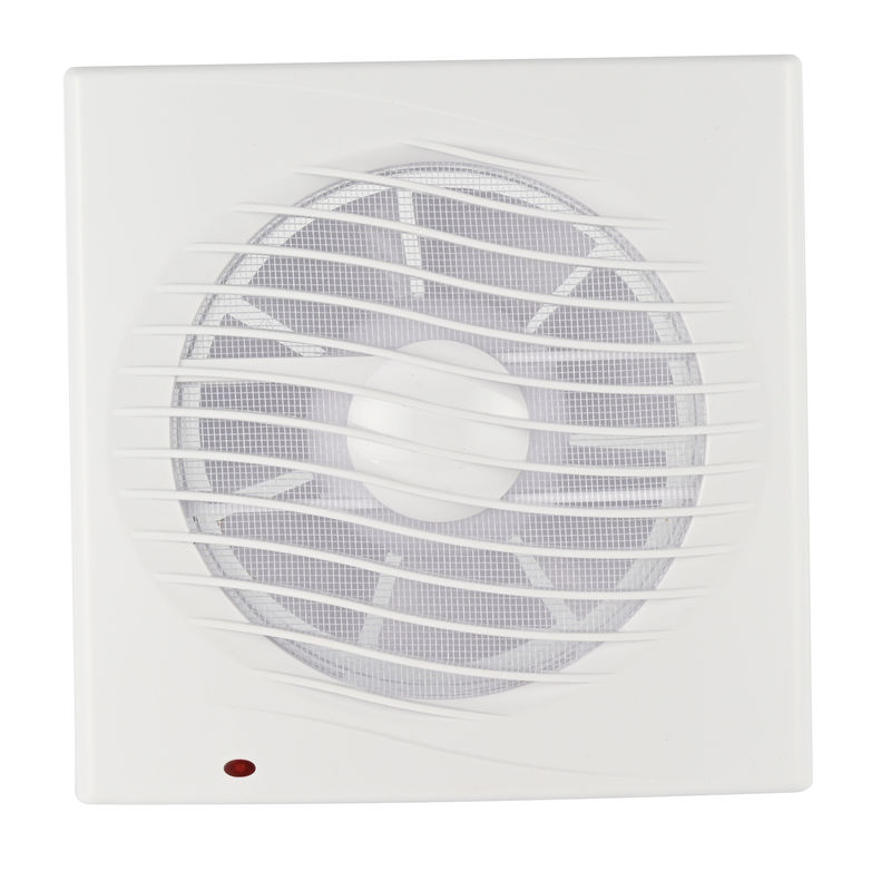 Vente en gros 6 8 pouces 220V Cuisine salle de bain en plastique Silent Carré Plafond monté ventilation Ventilateur d'échappement